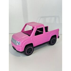 Barbie Hot Pink Pick Up Truck Camping Travel Country Western Ranch Cowgirl